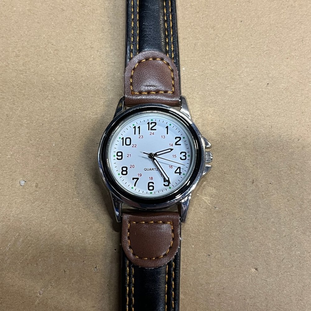 3/$25 Accutime Quartz Nurse Watch Japan Movement New Battery tested! 39mm